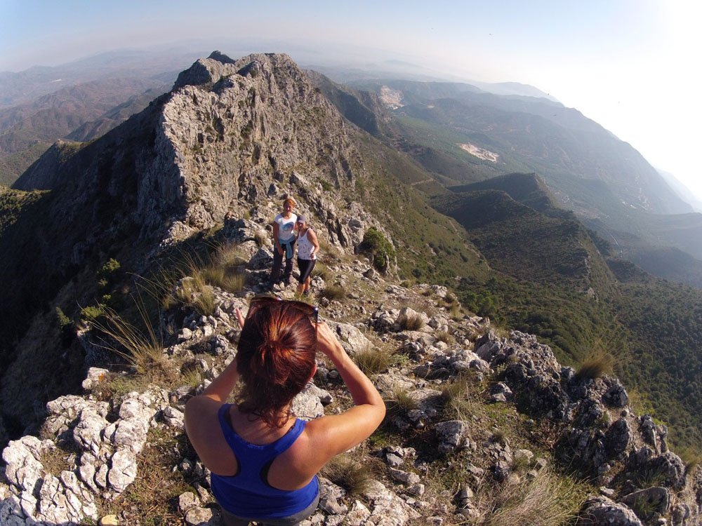 Club Escalada Marbella Subida Pico Cuchillos-Sierra Canucha 2014