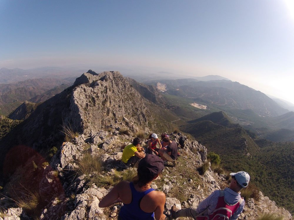 Club Escalada Marbella Subida Pico Cuchillos-Sierra Canucha 2014