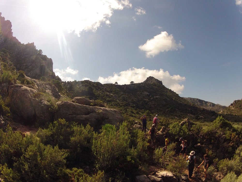 Club Escalada Marbella Subida Pico Cuchillos-Sierra Canucha 2014