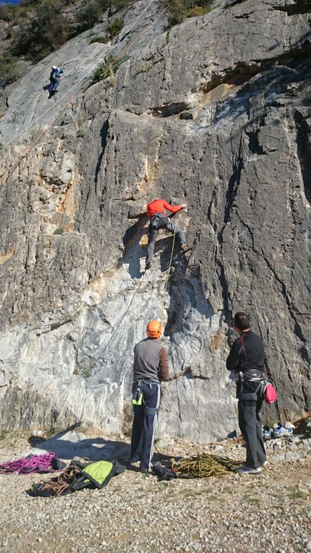 Actividad del Club Escalada Marbella - Placas del Cura Istán