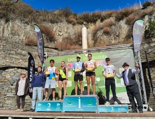 Lucas Gamez bate el record del Medio Kilometro vertical en las Hurdes.