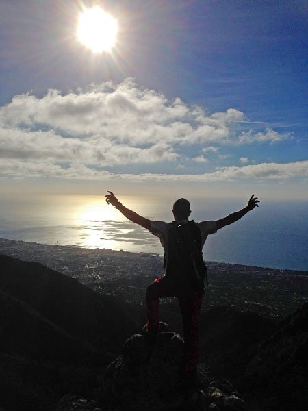 Subida a la Concha de Sierra Blanca - Málaga 1216 metros