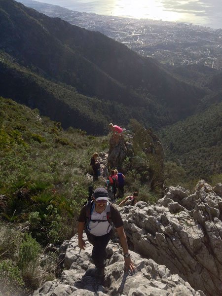 Subida a la Concha de Sierra Blanca - Málaga 1216 metros