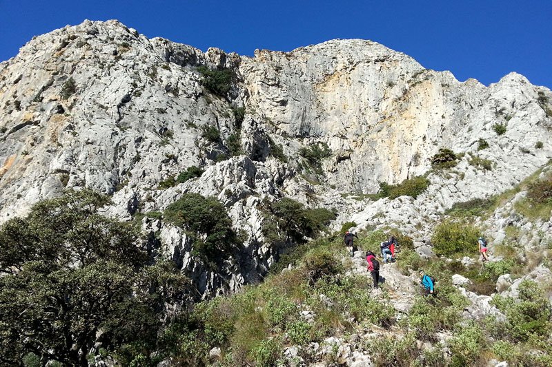 Subida a la Concha de Sierra Blanca - Málaga 1216 metros