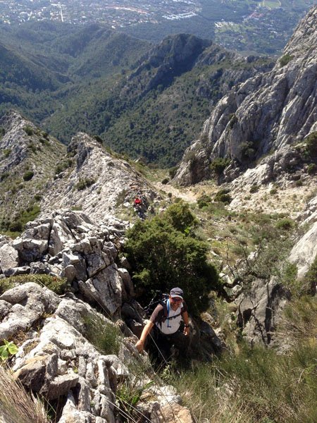 Subida a la Concha de Sierra Blanca - Málaga 1216 metros