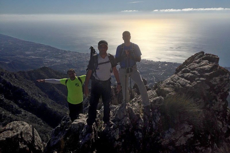 Subida a la Concha de Sierra Blanca - Málaga 1216 metros