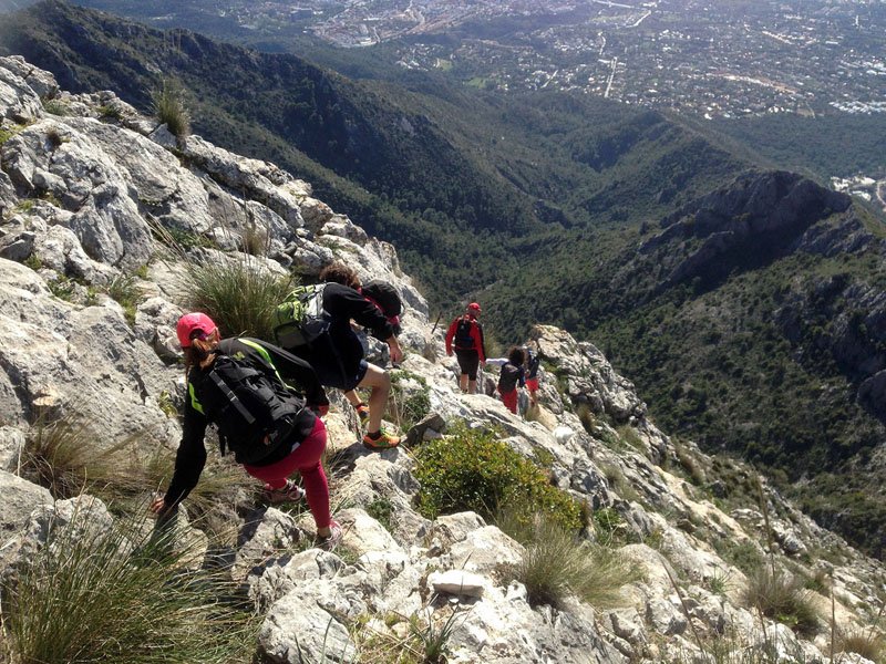 Subida a la Concha de Sierra Blanca - Málaga 1216 metros