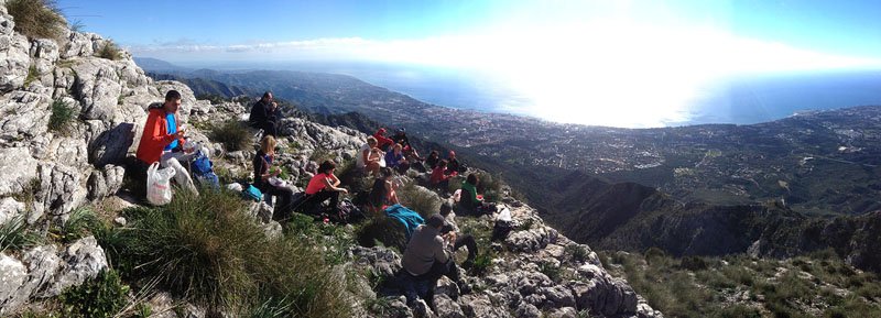 Subida a la Concha de Sierra Blanca - Málaga 1216 metros