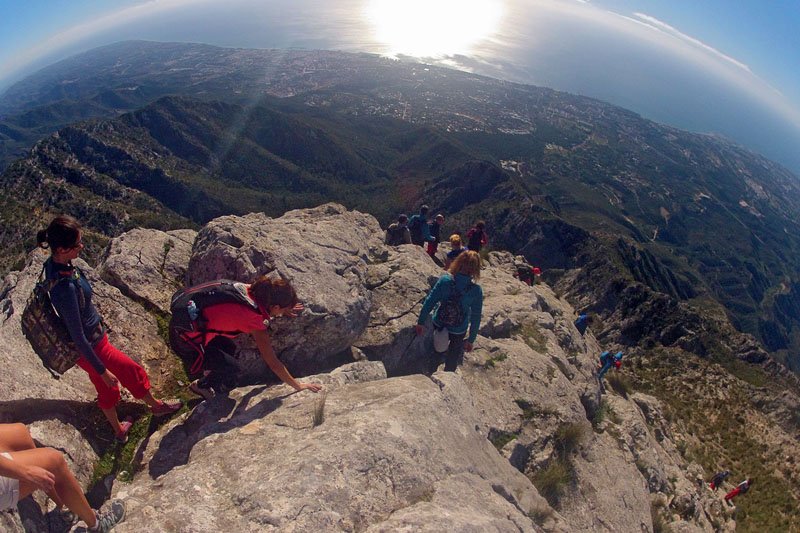 Subida a la Concha de Sierra Blanca - Málaga 1216 metros