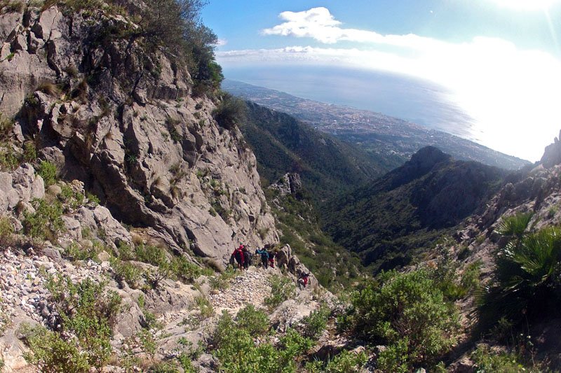 Subida a la Concha de Sierra Blanca - Málaga 1216 metros