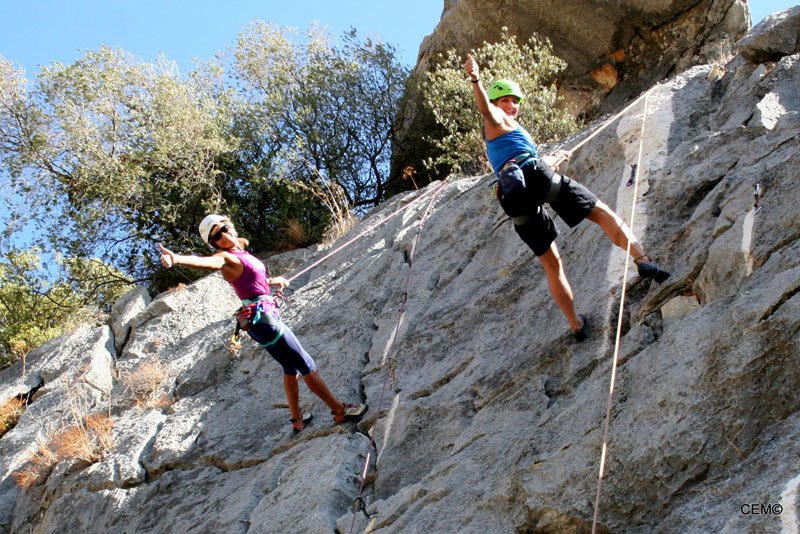 Crónica y fotos – Actividad CEM – Escalada en Benaoján y vía ferrata - 24/09/2017