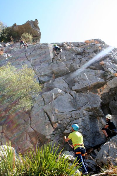 Crónica y fotos – Actividad CEM – Escalada en Benaoján y vía ferrata - 24/09/2017