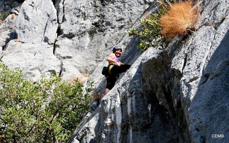 Crónica y fotos – Actividad CEM – Escalada en Benaoján y vía ferrata - 24/09/2017