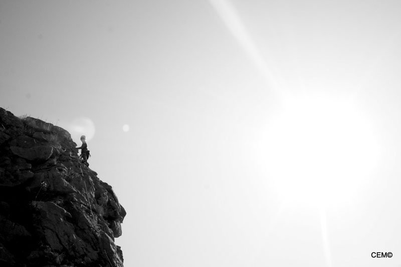 Crónica y fotos – Actividad CEM – Escalada en Benaoján y vía ferrata - 24/09/2017