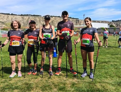 El CEM se trae desde Navarra dos podios en diferentes subcategorías en la 2º prueba de Copa de España de Marcha Nordica 2026, celebrada en Azagra.